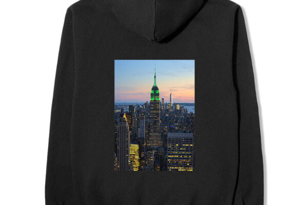 Essentials New York City Night Photo Pullover Hoodie