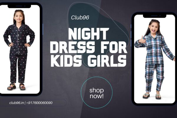 Night Dress for Kids Girls