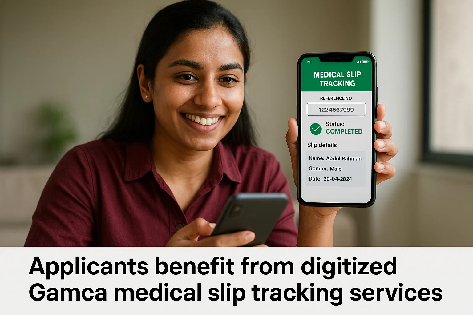Applicants Benefit from Digitized GAMCA Medical Slip Tracking Services