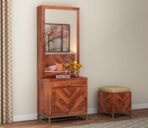 dressing table with mirror