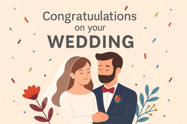marriage card for friends