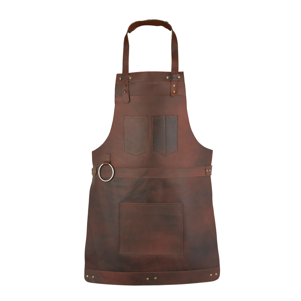 full grain leather apron
