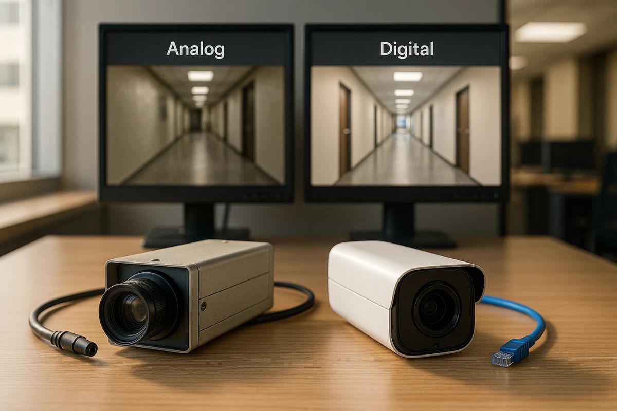 Difference Between Analog and Digital CCTV Camera: A Complete Guide